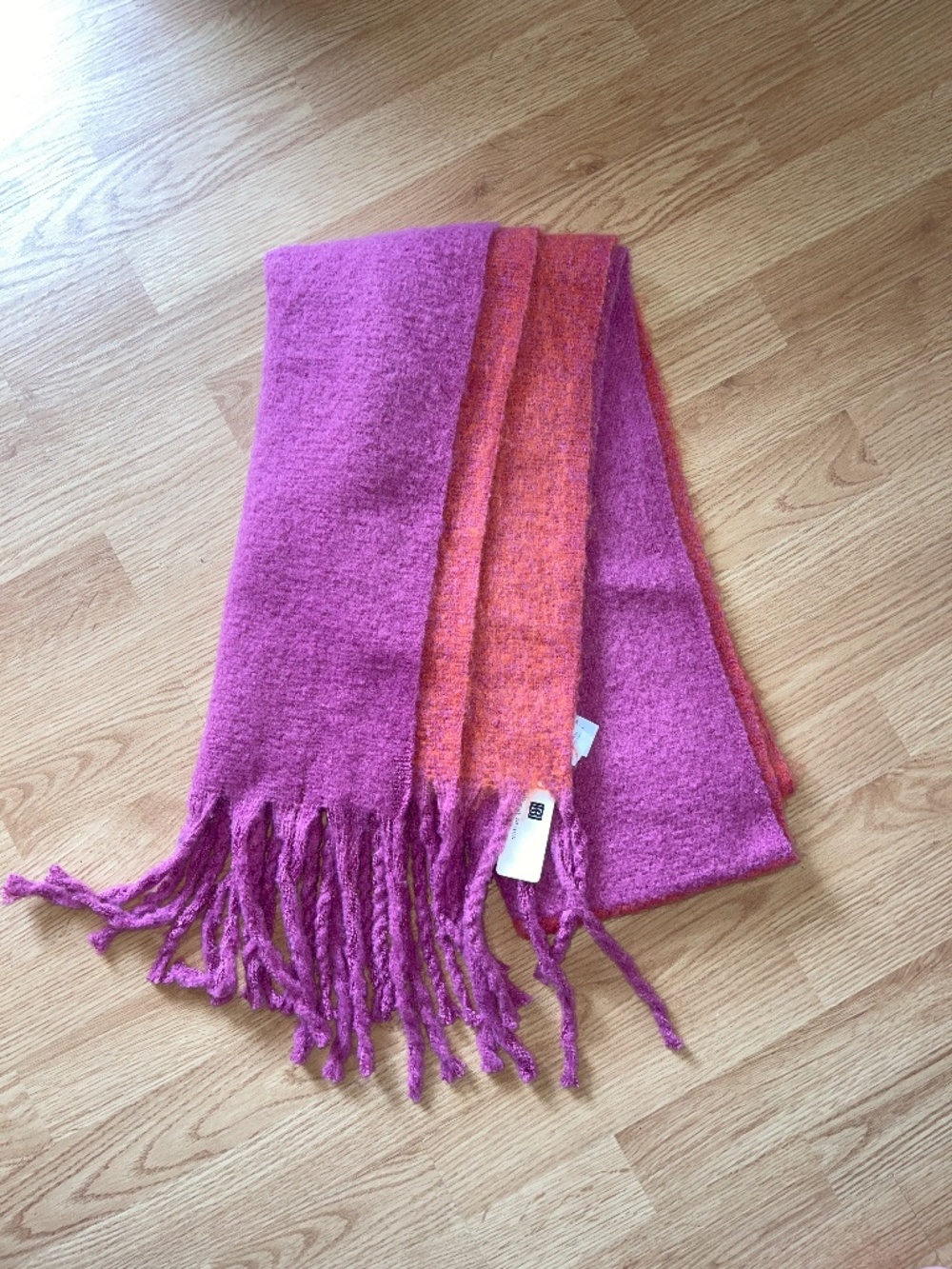 NWT Laundry By Design Orange & Purple Cozy / Soft Scarf / Wrap
